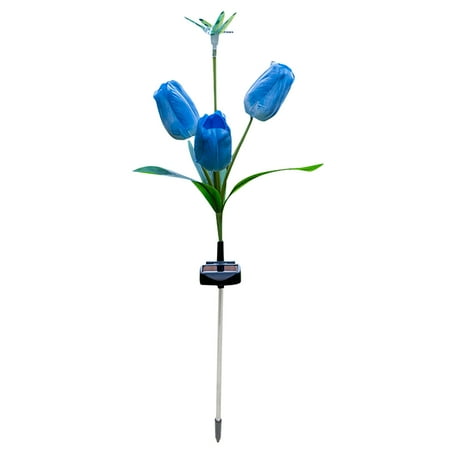 

4Led Tulip/ Flower Dragonfly/ Solar Light Tulip/ Led Light Garden Lawn Light