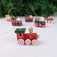 thumbnail image 1 of Coherny, dibujos animados de madera creativos, adornos de tren de Papá Noel, colgantes de árbol de Navidad, ventana, decoración del hogar, juguete para niños, niñas y niños Xemadio JQWJ339, 1 of 8