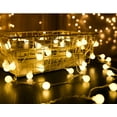 thumbnail image 4 of Janrevotw Led String Lights Round Ball Mini String Lights Battery-Operated Lights Room Christmas Decorations Outdoor Camping Starry Sky Colorful Lights, 4 of 10