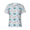 thumbnail image 3 of Naloa Turtles And Goldfish Men's T-Shirt Sport T-shirt Men's Basic Tee Casual Men's Shirt, Round Neck, Short Sleeves - Small, 3 of 5