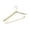 Golden, variant on Shoreew Clothes Hanger Max Load Bearing Anti-rust Aluminum Alloy Windproof Smooth Non-Slip Suit Coat Hanger Clothing Driying Rack Wardrobe Organizer