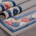 thumbnail image 2 of Beverly Rug Outdoor / Indoor Area Rugs Patio Porch Garden Carpet Bordered / Gray 4x6, 2 of 9