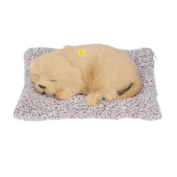 Perro de simulación con sonido, encantador, vívido y novedoso, regalo de peluche de plástico, juguete para perro, decoración de coche, perro grande, labrador.