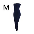thumbnail image 1 of Vestido de tubo con cuello barco para mujer Vestido de verano sin mangas de color sólido, azul oscuro, M Vogacara AP1097-17B, 1 of 7