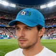 thumbnail image 3 of Soccer Hat, USA CAN MEX 2026 Merchandise, Breathable Cotton Adjustable Hat, Printed Baseball Cap for Football Fans Match Day Wear, 3 of 7