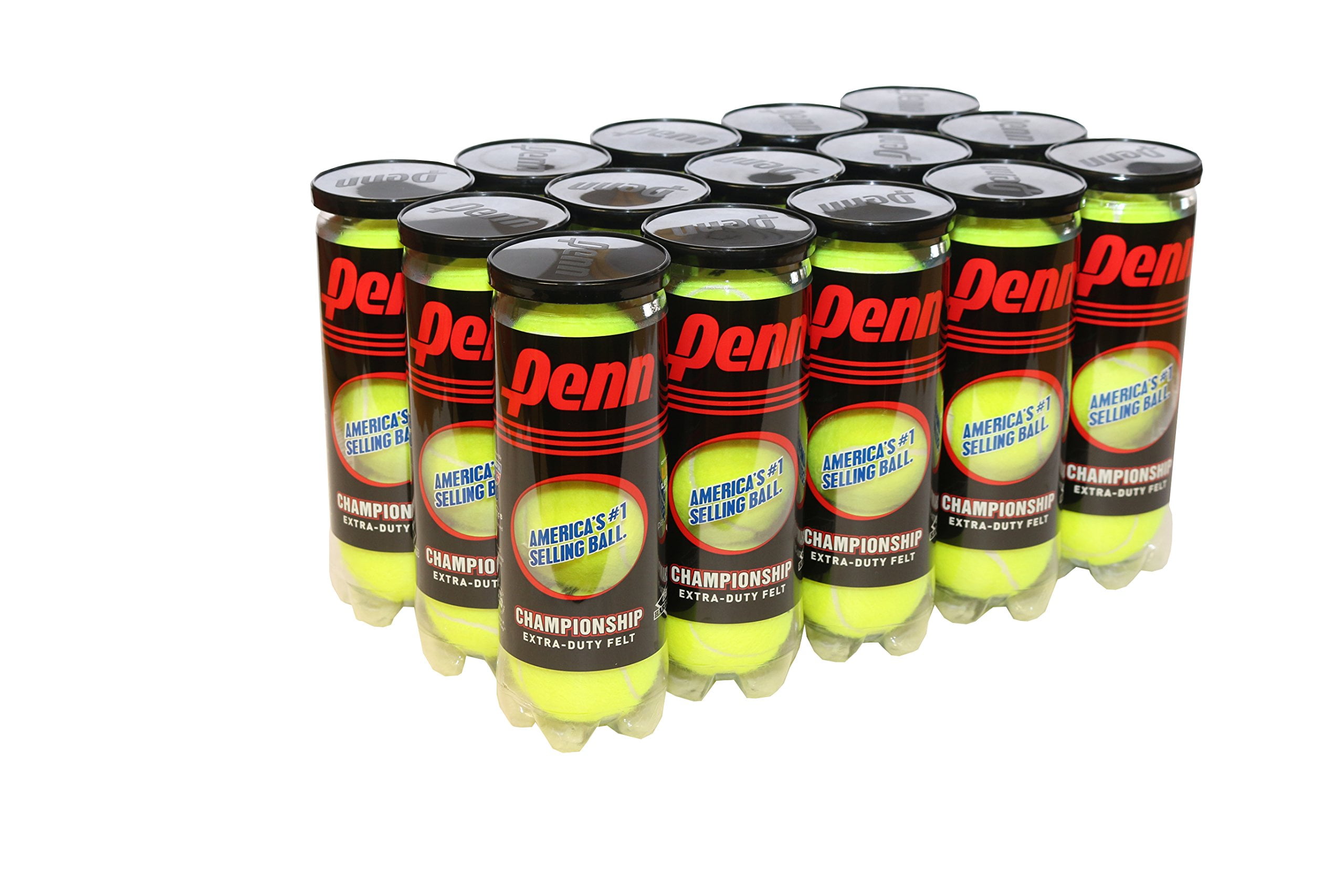 Penn Championship Tennis Balls Regular Duty Felt 15 Cans a Total of 45 for sale online 