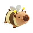 thumbnail image 2 of Peluche de capibara, juguete suave, juguete decorativo para el hogar, regalo de fiesta para adultos. Abeja, 2 of 9