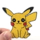 thumbnail image 3 of Nuevo parche de tela Pokemon de 33 estilos Charzard Pikachu adhesivos para ropa coser parches bordados apliques planchar en ropa DIY, 3 of 4