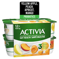 thumbnail image 1 of Activia Probiotic Yogurt, Yellow Apple/Apricot/Mango/Peach, 12x100g, 1 of 8