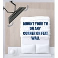 thumbnail image 5 of Mount-lt! Full Motion Corner TV Mount,  Fits 32"-55" TVs , Capacity 66 lbs. , TV Bracket, Corner Wall Mount, 5 of 11
