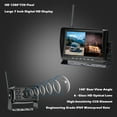 thumbnail image 3 of 2ch AHD Wireless Truck DVR Car Monitor Car Display Screen 7" IR Night Vision Reverse Backup Recorder Camera For Bus RV ,Clear Images, 3 of 7