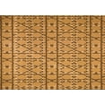 thumbnail image 1 of Ahgly Tapis Rectangulaire Lavable en Machine Intérieur Transitionnel Orange Bière, 2 Pieds x 3 Pieds, 1 of 7