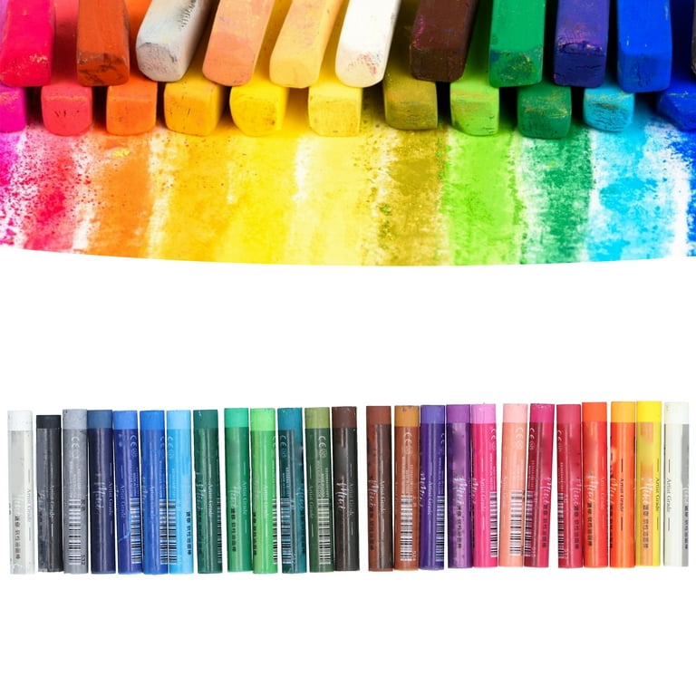 EOTVIA Soft Oil Pastels 24 Colors Mini Professional Drawing Graffiti Art  Crayons Sticks Painting Set,Soft Pastels,Oil Pastels for Artists 