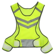 Meterk Outdoor Sports Running Reflective Vest Adjustable Lightweight Mesh Safety Gear for Women Men Jogging Cycling Walking