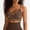 Brown, variant on Women's Seamless Wireless Cooling Bra Hollow Out Breathable Camisole Tops Bralette Fishnet Crop Tops Blue XXL