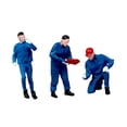 thumbnail image 2 of Xuanheng 1/64 Repairman Figure Ornament Miniature People Model Micro Landscapes Decor 3PC, 2 of 8