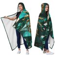 thumbnail image 2 of Soft Plush Green Scorpion Wearable Blanket Hoodies for Home Bedding Gemstone Scorpions Hooded Blankets for Women Men Adults Scorpion Lovers Decor Birthday Gifts 50×60 Inch, 2 of 5