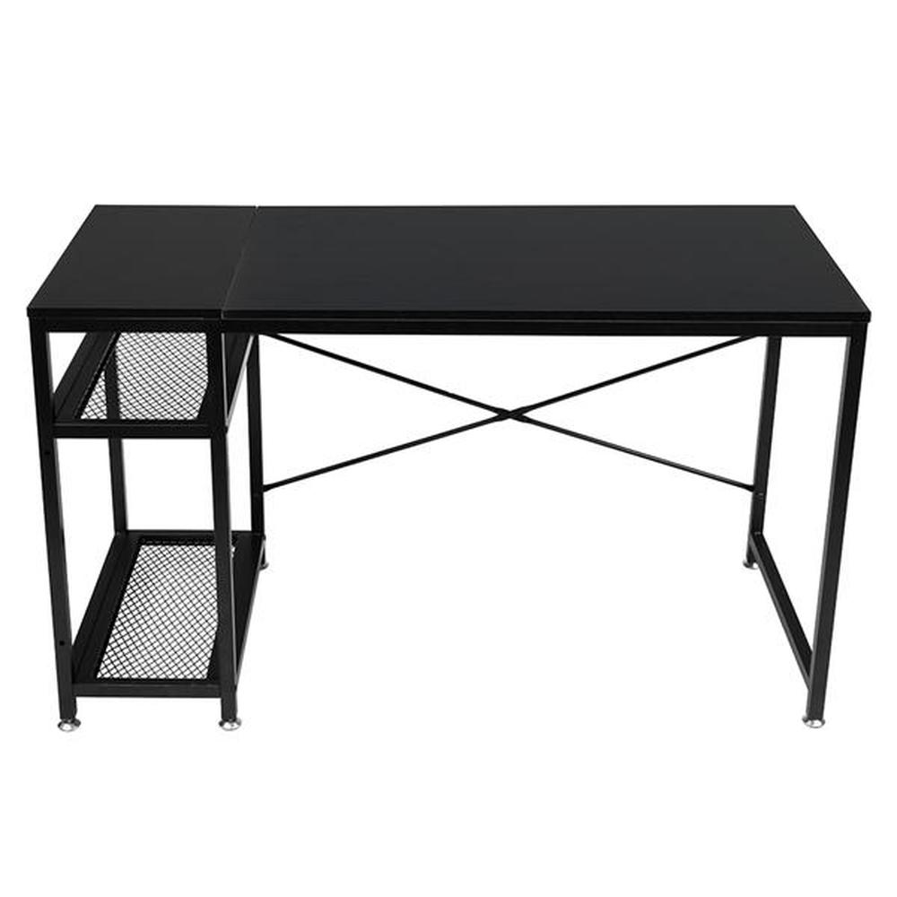 Computer Desk With Shelf,Office Table Black