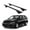 Black, variant on ERKUL Roof Rack Cross Bars for VW Volkswagen Golf SW Alltrack 2013-2019 | Aluminum Crossbars with Anti Theft Lock for Rooftop | Compatible with Raised Rails - Black