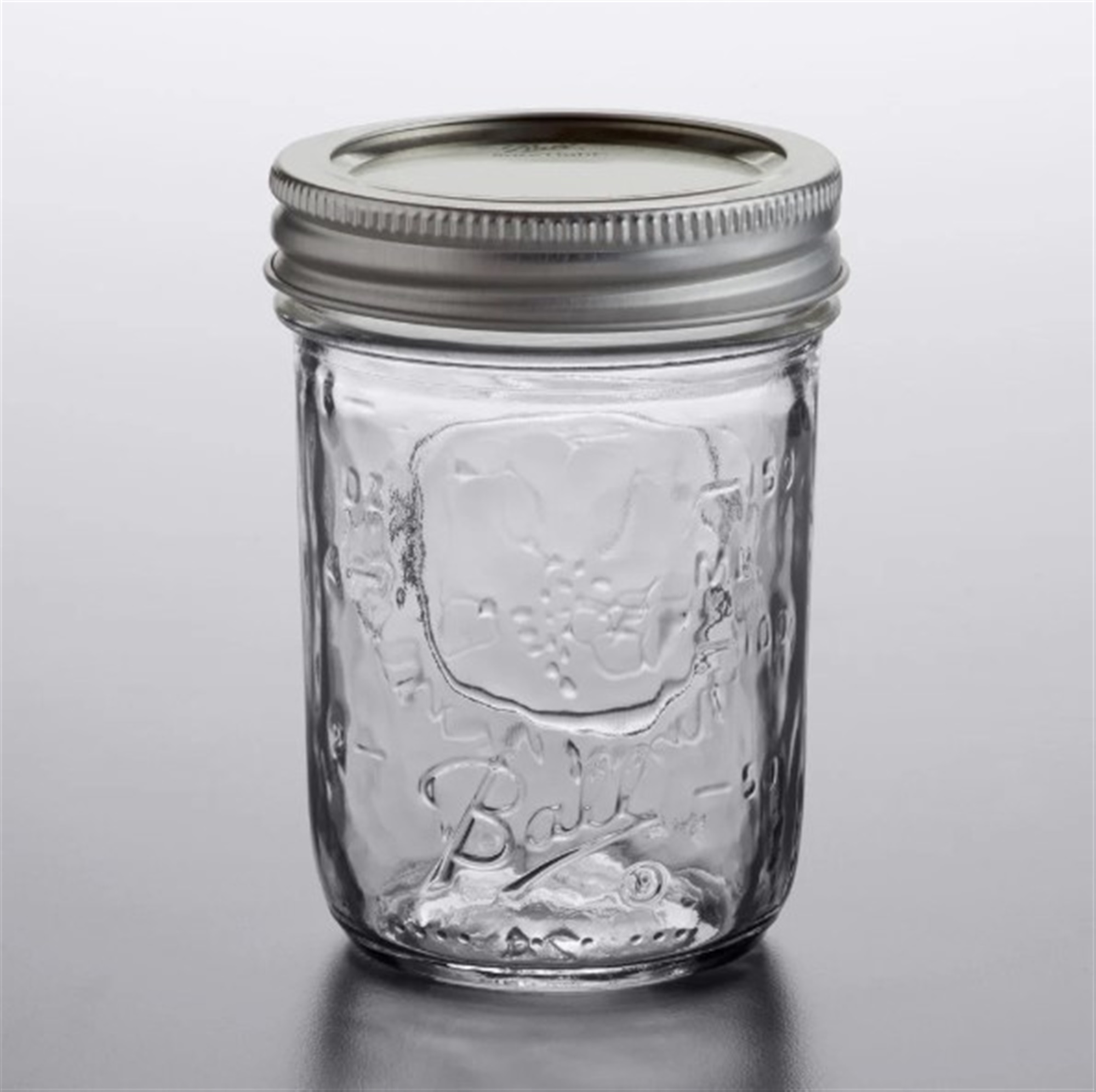 Ball Mason Jars With Lids & Bands, Regular Mouth, 8 oz, 12 Pack - image 2 of 3