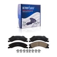 thumbnail image 4 of Detroit Axle - Brake Kit for 2008 2009 2010-2021 Ford E-350 Super Duty 08-14 E-150 E-250 Front and Rear Disc Brake Rotors Ceramic Brakes Pads 2011 2012 2013 2014 Replacement, 4 of 7