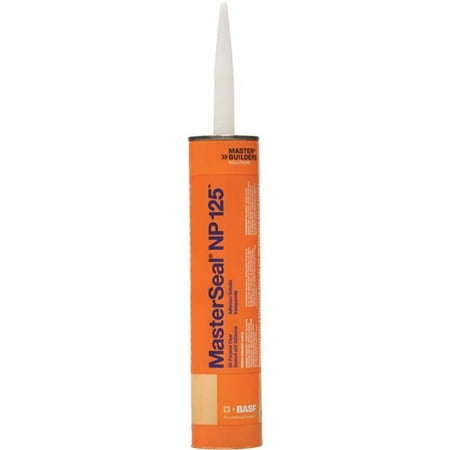 BASF MasterSeal NP 125 Clear Thermoplastic Rubber Adhesive 10.1 oz. - Case Of: 12
