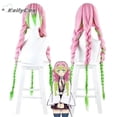 thumbnail image 5 of Disfraz de anime Kanroji Mitsuri, disfraz de Halloween para mujer, ropa para adultos, peluca para niños, uniforme, disfraces para mujer, 5 of 5