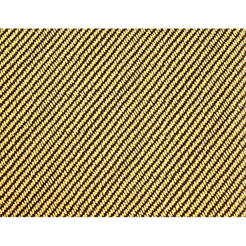 Tolex - Light Brown Striped Vinyl Tweed, 54" Wide, Cut to 1 Yard