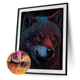 thumbnail image 2 of Pintura de diamante 5D DIY Kit de lobo de taladro redondo completo Decoración de arte para el hogar (A6861) Hugtrwg Para estrenar, 2 of 9