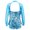 Blue, variant on YIZYIF Girls Shiny Sequins Tiered Tassels Dance Leotard Long Mesh Sleeve Short Unitard for Jazz Latin Dance Costume