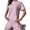 thumbnail image 1 of Pyjama pour Femme 2 Pcs Ensemble de Pyjama en Mélange de Coton Rose m, 1 of 9
