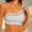 White, variant on Lumistal Bras for Women No Underwire One Shoulder Mesh Strappy Asymmetrical Sports Bra Workout Yoga Gym Top M