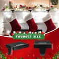 thumbnail image 5 of 4Pieces Mantel Stocking Holders Hanging Hook Christmas Stocking Hook Set Festival Mantel Hanger for Holiday Decors, 5 of 17