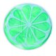 thumbnail image 3 of 1 Pieza Alfombrilla De Hielo Redonda De Dibujos Animados Cojín De Refrigeración Portátil Almohadilla De Hielo Impermeable Para Silla Enfriador De Gel De Verano (Limón Verde Claro), 3 of 4
