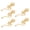 3, variant on Lynono Co.,Ltd 5Pcs Traditional Chinese Button Pearls Flower Cheongsam Knot Button For Clothing