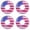 Red 4PCS, variant on 1Pcs Inflatable Flag Pool Floats 27.5 Inch ClassicStriped SwimRings Inflatable Swimming Pool Tubes Rings Flag Themed Round Swim Tube for Beach Water Sports Independence Day Anniversary Party Decor