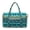 Aztec Tribal Geometric Blue, variant on Aztec Tribal Eagle Geometric Print Women Quilted Travel Duffle Bag Duffel Overnight Bags Large Carry on Tote Bag Weekender Traveling Yoga Gym Hospital Bag