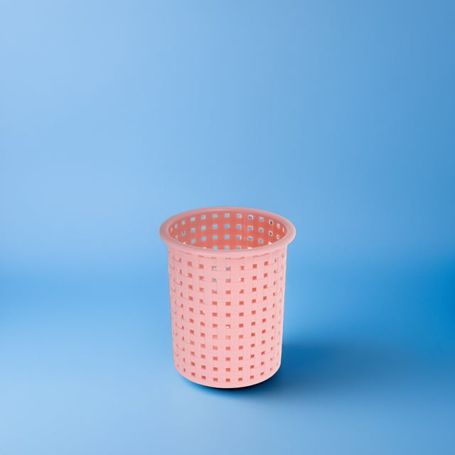 TABLETREANDS Organizador De Escritorio Rosa De Ratán Sintético Para Bolígrafos Y Utensilios Plásticos