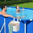 thumbnail image 5 of XEOVHV Pool Side Storage Basket, Pool Accessories For Above Pool, Pool Cup Above Ground Pool Accessories Pool Toy Basket Pool Storage Bins For Most Frame Pools, 5 of 8