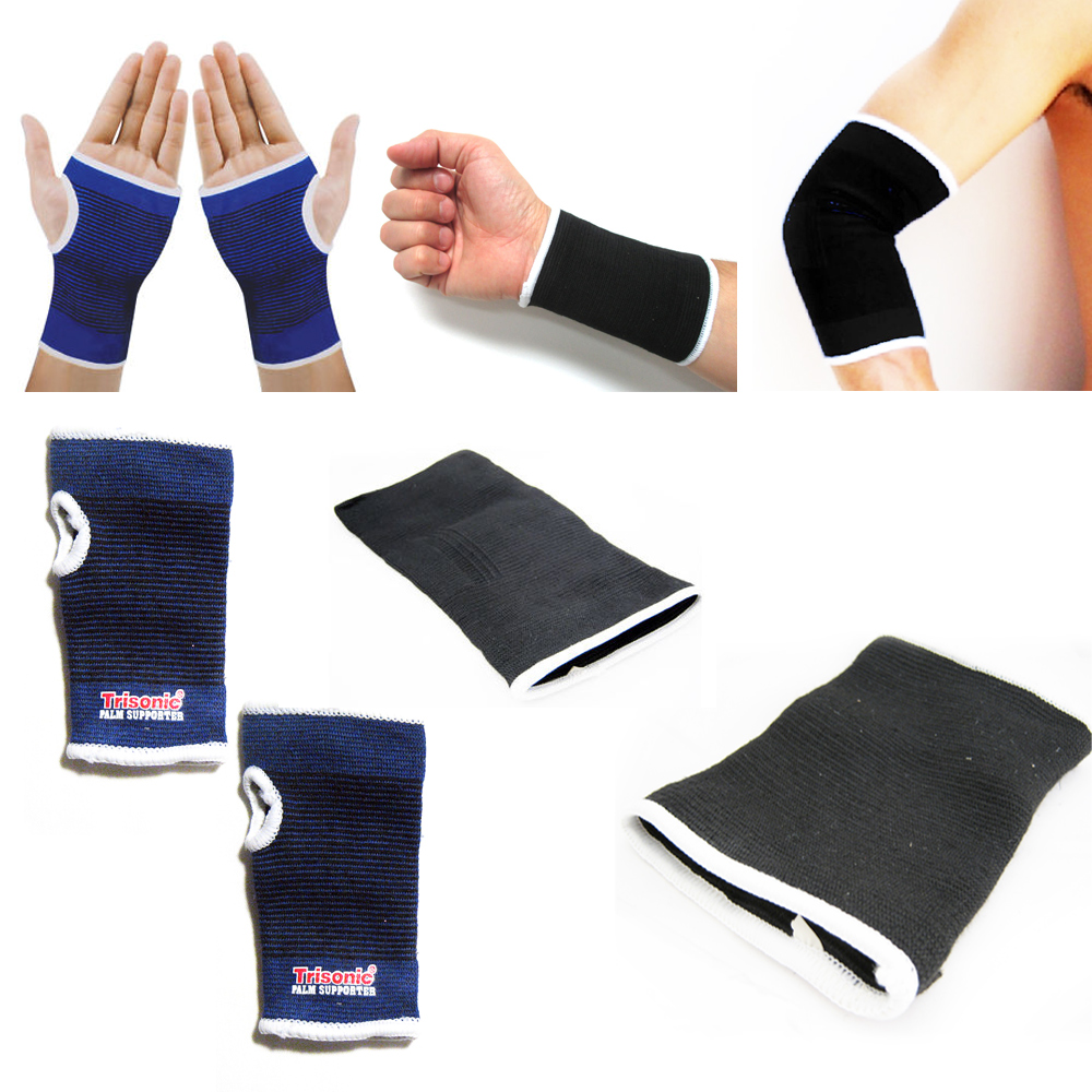 4 Pc Support Brace Kit Palm Wrist Elbow Tennis Sports Carpal Tunnel