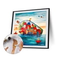 thumbnail image 3 of Cuadros Decorativos Kit de pintura al óleo de la casa por números DIY pintura acrílica sobre lienzo sin marco (B2806) Wdftyju embutido en tela, 3 of 9