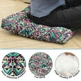 thumbnail image 7 of Dutch Velvet Floor Cushion, Boho Meditation Pillow, Cushion for Sitting Comfort, Meditation Pillow for Yoga and Home, 22'' x 22'', 7 of 7