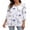Multicolor BF290, variant on Zeagoo Womens Tunic Tops 3/4 Sleeve V Neck T Shirts Loose Fit Dressy Casual Blouses Boho Tops