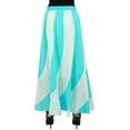 thumbnail image 3 of Bimba Womens Long A-Line Maxi Spiral Summer Skirt Cotton With Back Elastic & Side Zip, 3 of 8