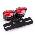 thumbnail image 4 of Led Brake Light LED Brake Tail Light Universal Retro Double Oval Turn Signal License Plate Lamp Motorcycle Refitting, 4 of 8