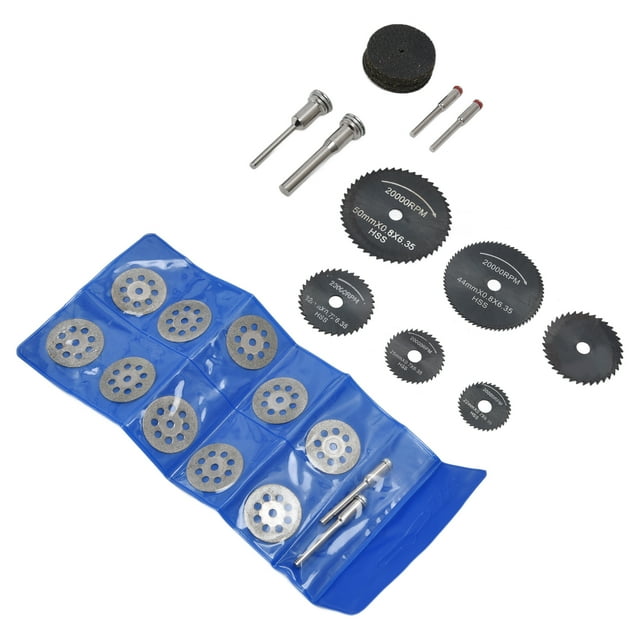 Hojas de sierra circular HSS, juego de ruedas de corte de 32 piezas Ruedas de corte de diamante Discos de corte de resina Altamente recomendado