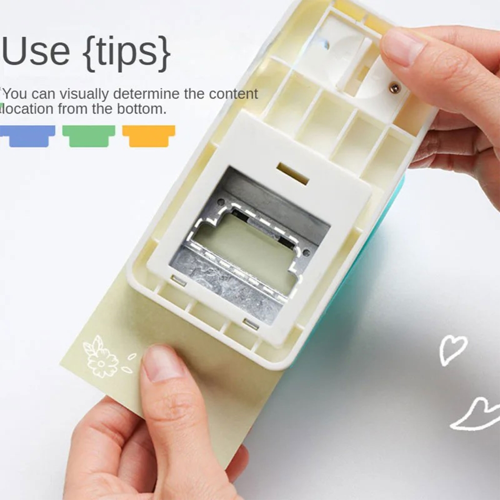 Convenient and Accurate DIY Hole Puncher Index Crafts Punch for Separating Sheets Suitable for Office and Home Use