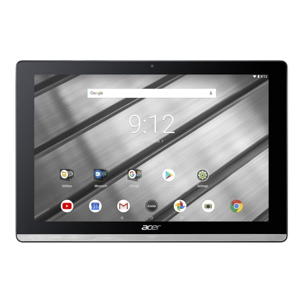 Acer ICONIA ONE 10 B3-A50FHD-K516 - Tablette - Android 8.1 (oreo) - 32 gb emmec - 10.1" ips (1920 x 1200) - hôte usb - fente microsd - Noir, Argent