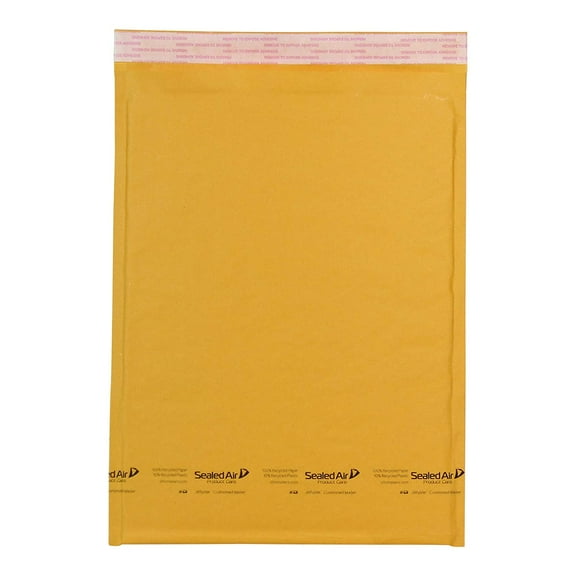 Sealed Air Jiffy Lite Cushioned Mailers, f Seal, #2, 8.5 x 12 Inches - Pack of 100
