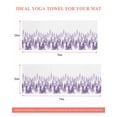 thumbnail image 6 of Purple Forest Yoga Towel for Hot Yoga Non Slip, Contemporary Silhouette Abstract Art Yoga Mat Towel Absorbent Yoga Sweat Towels Microfiber Hot Yoga Blanket for Bikram Pilates 26"x70", 6 of 7